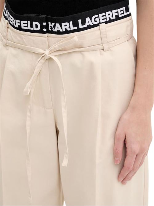 Pantaloni con logo Karl Lagerfeld jeans | B2W100591EY